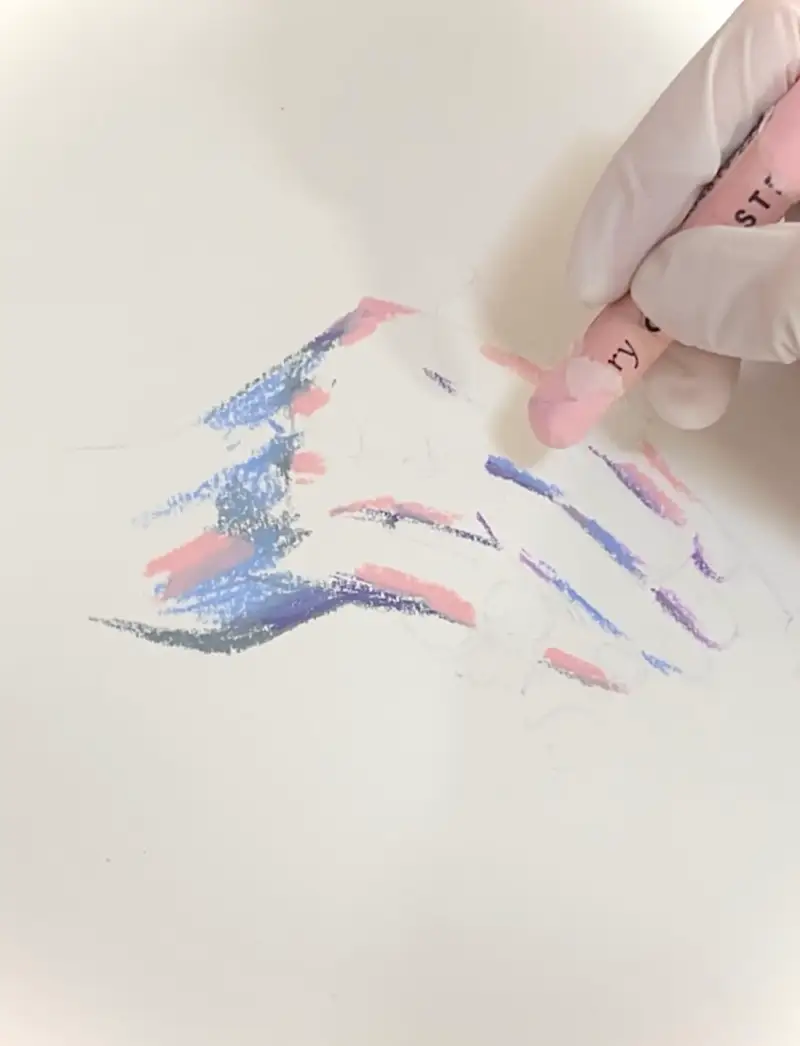 문교소프트오일파스텔,은방울꽃,미야아크릴마카