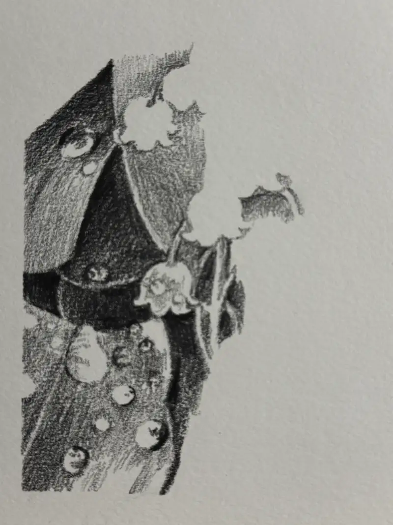 은방울꽃,미쯔비시하이유니연필,연필