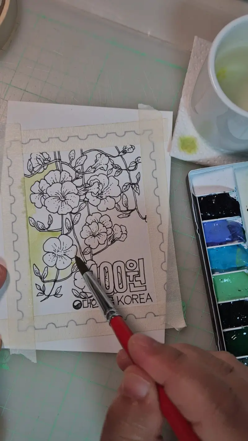 신한전문가용수채화물감