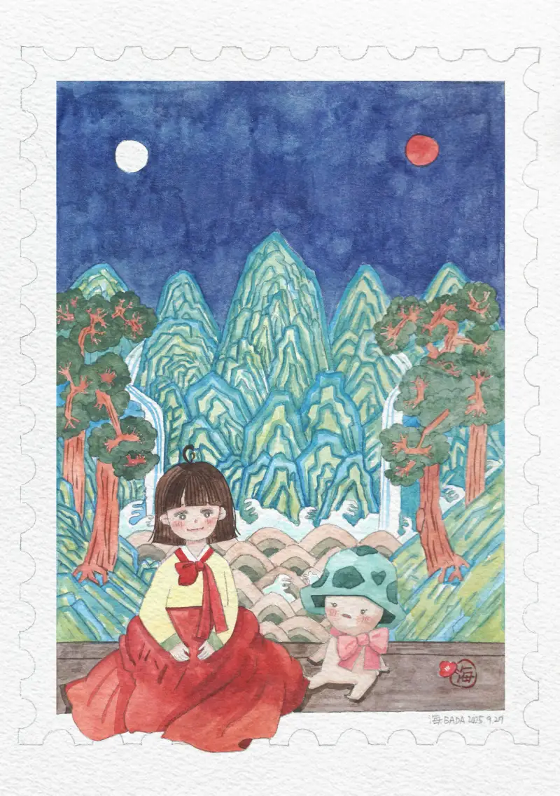 화방넷드로잉로그,드로잉로그12기,우표