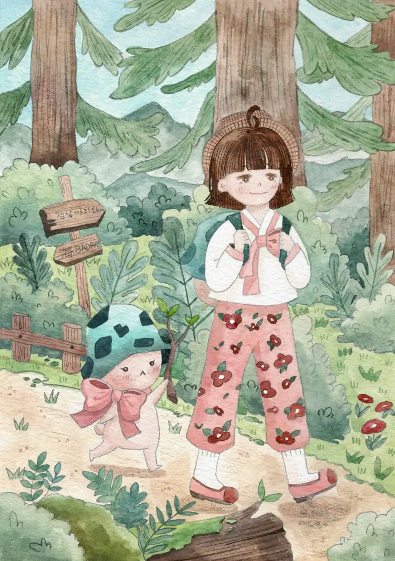 화방넷드로잉로그,드로잉로그12기,등산