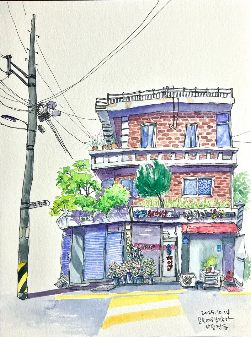 미젤로고체물감,미젤로,우리동네골목,미젤로미션골드클래스고체트리플팬