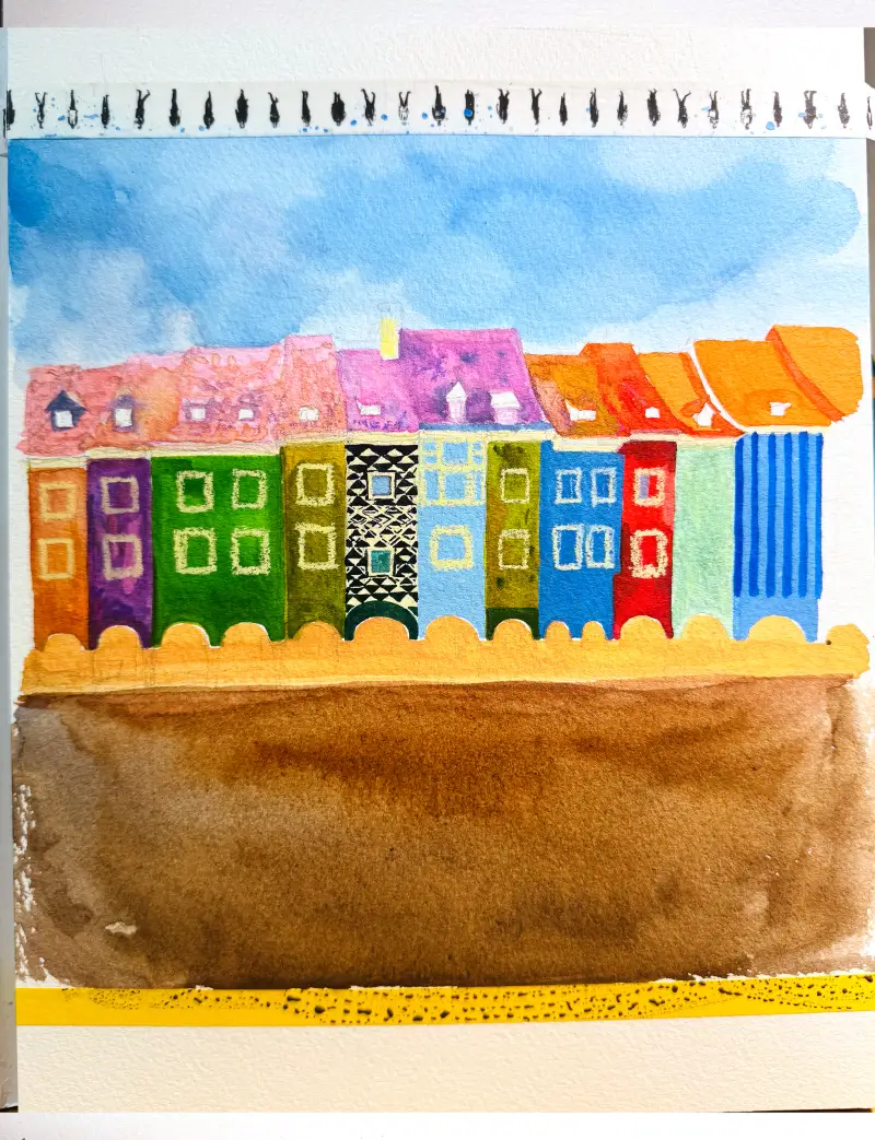 포즈난,여행드로잉,기본색,발색