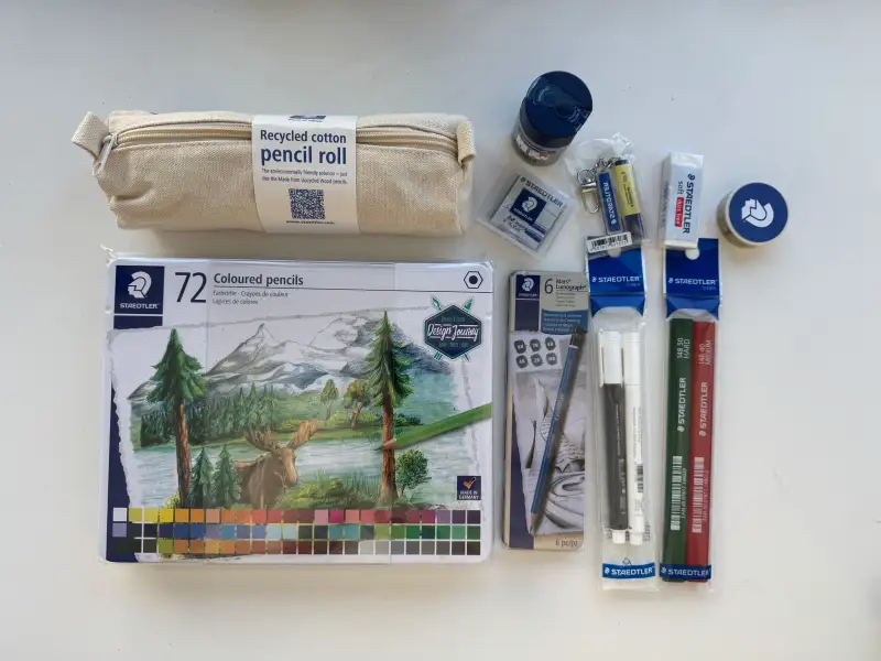 스테들러소프트유성색연필,스태들러소프트색연필틴케이스72색,스테들러마스루모그라프