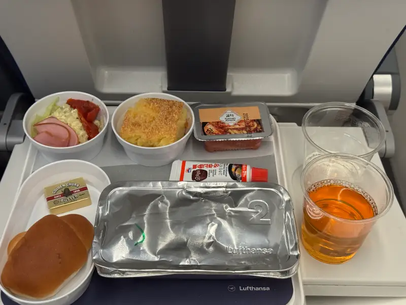 대한항공,기내식,떡갈비