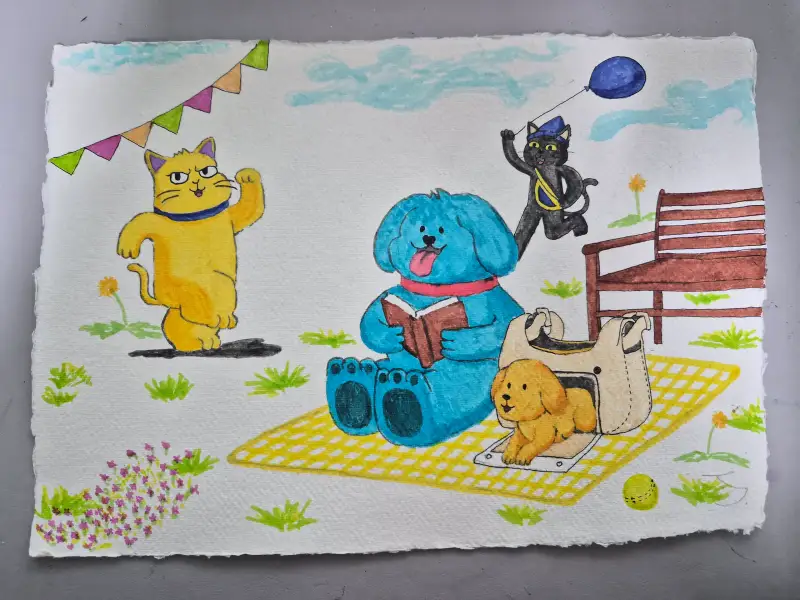 카디페이퍼,페스룸,동물친구들