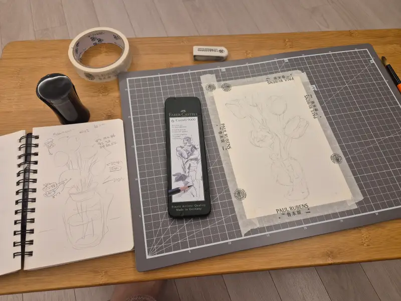 파버카스텔연필,캔손몽발300g