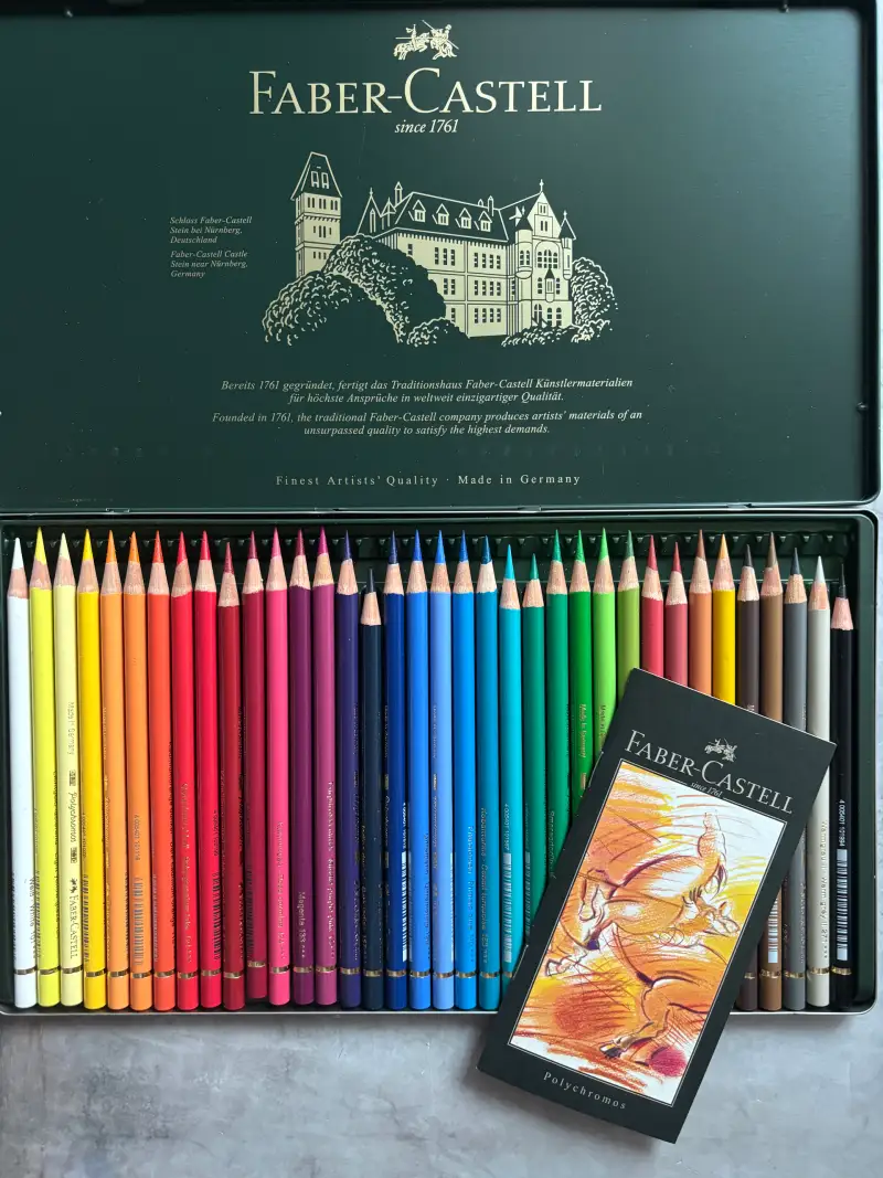파버카스텔,유성색연필,폴리크로모스,레이어링기법,120색,파버카스텔폴리크로모스유성