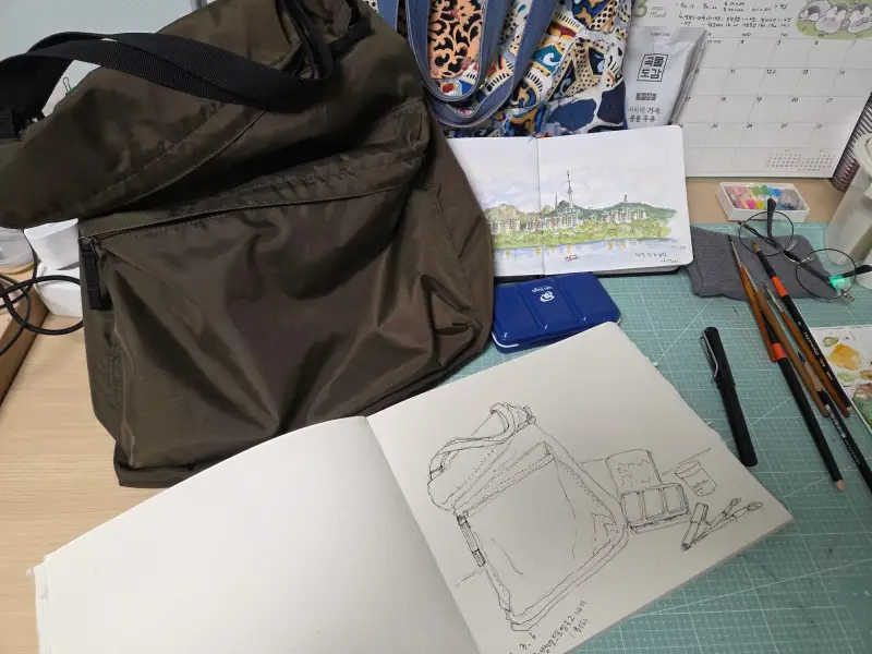 카디페이퍼스케치북황목,반고흐고체물감,라미만년필,화방넷