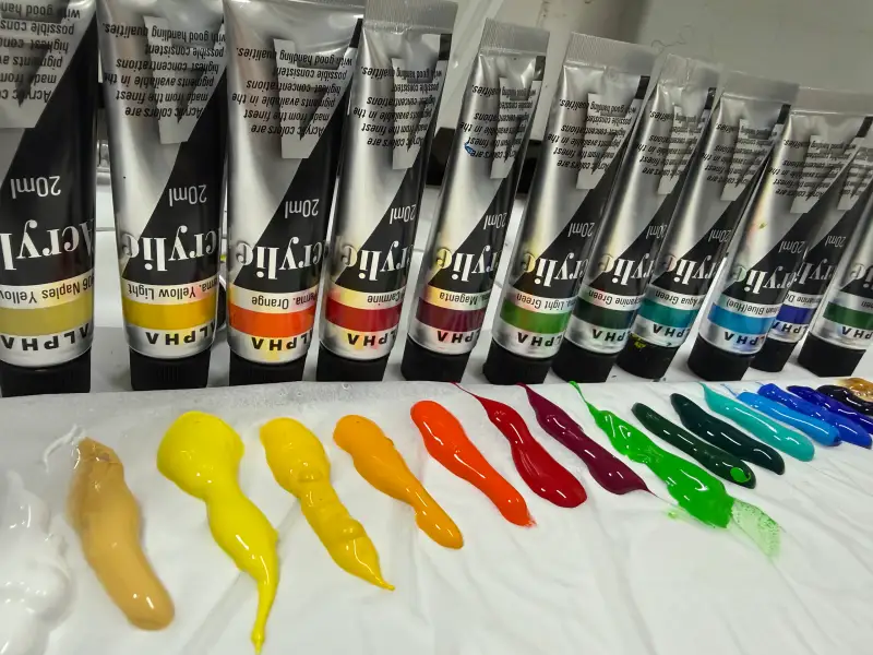 알파실버레벨아크릴물감