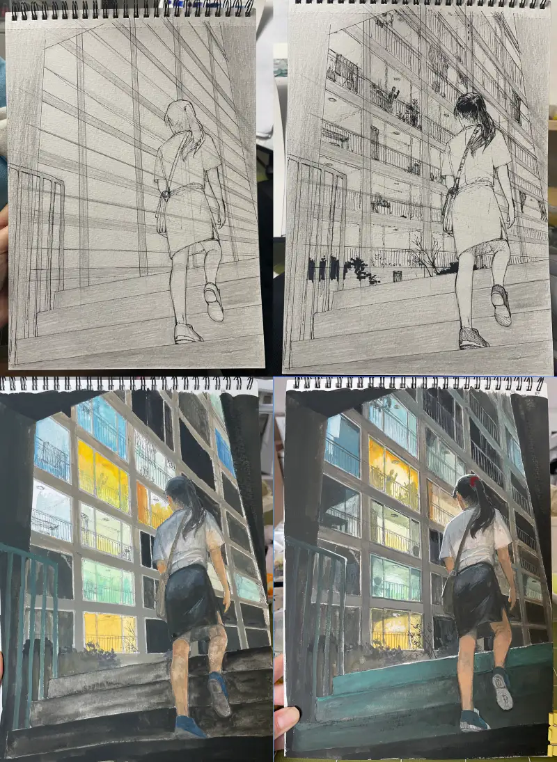 홀베인과슈,피그마라이너,신한포스터칼라