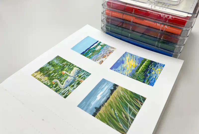 화방넷체험단,노드아크릴마카,아크릴마카,산돌마카패드,마카패드