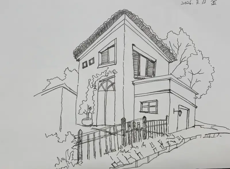 드로잉로그,14기,2주차,집