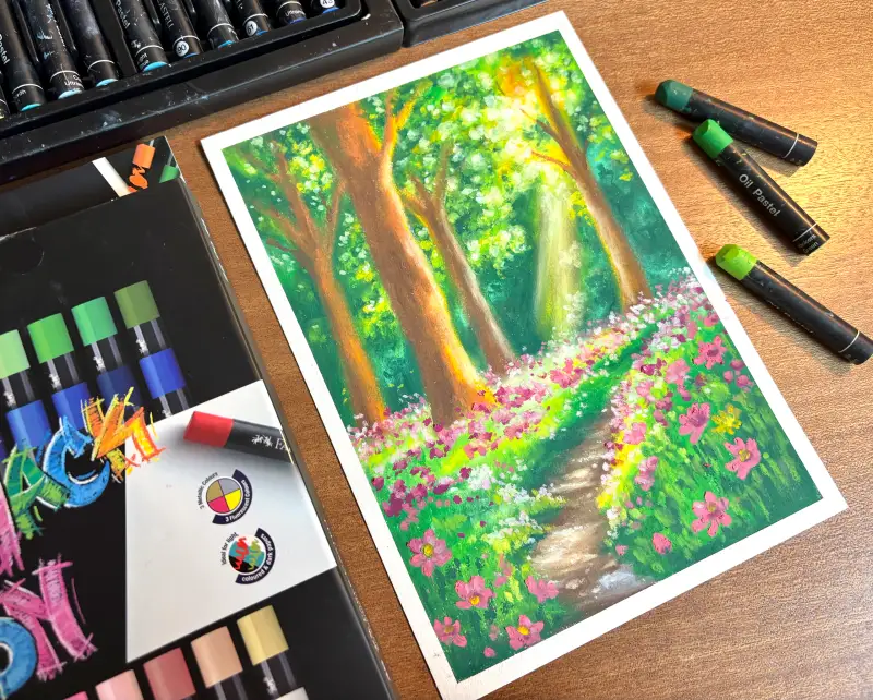 파버카스텔,블랙에디션,오일파스텔,48색,후기