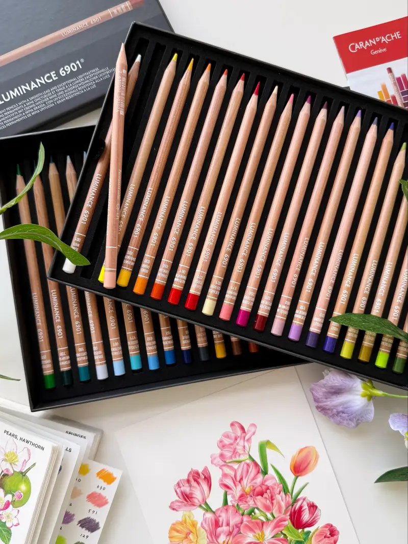 까렌다쉬,까렌다쉬루미넌스,유성색연필