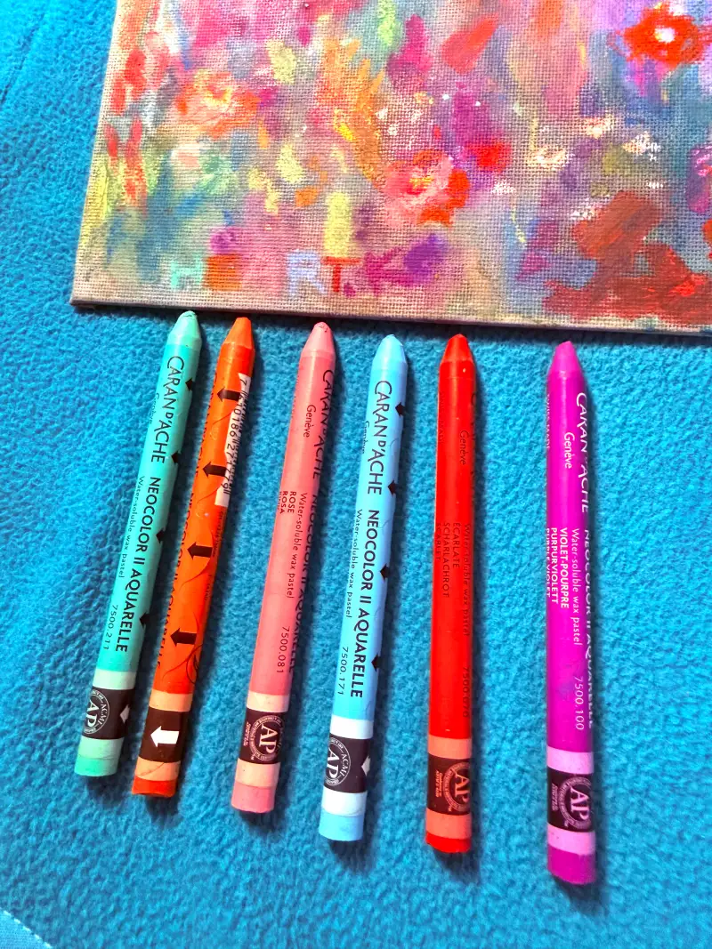 까렌다쉬네오칼라수성크레용40색