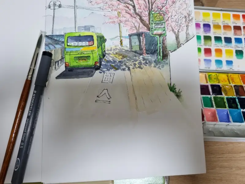 드로잉로그,일상드로잉