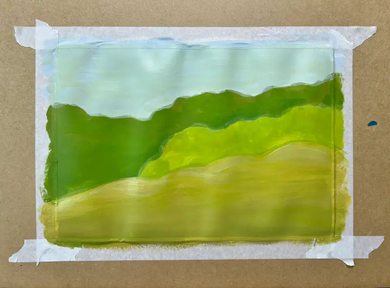 신한아크릴물감