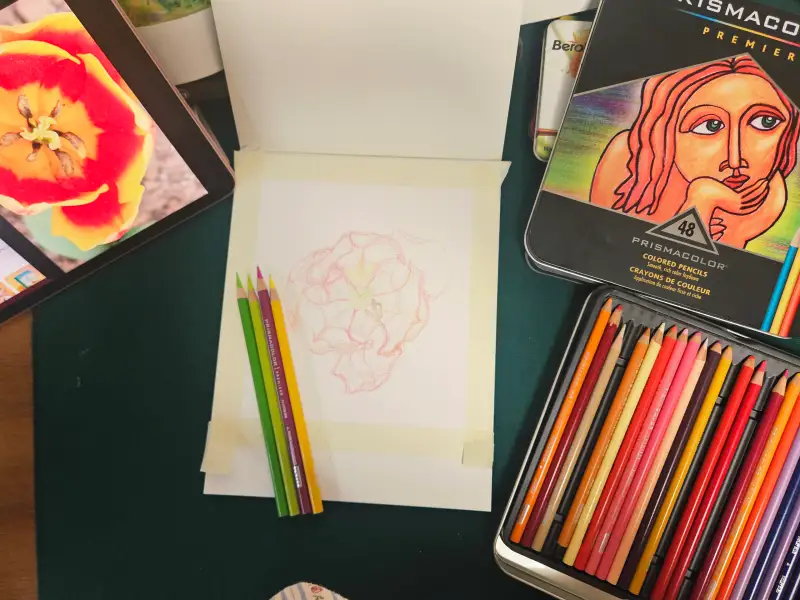 프리즈마,색연필