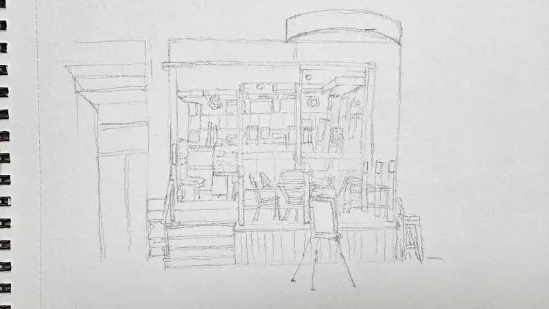 화방넷,드로잉로그,카페