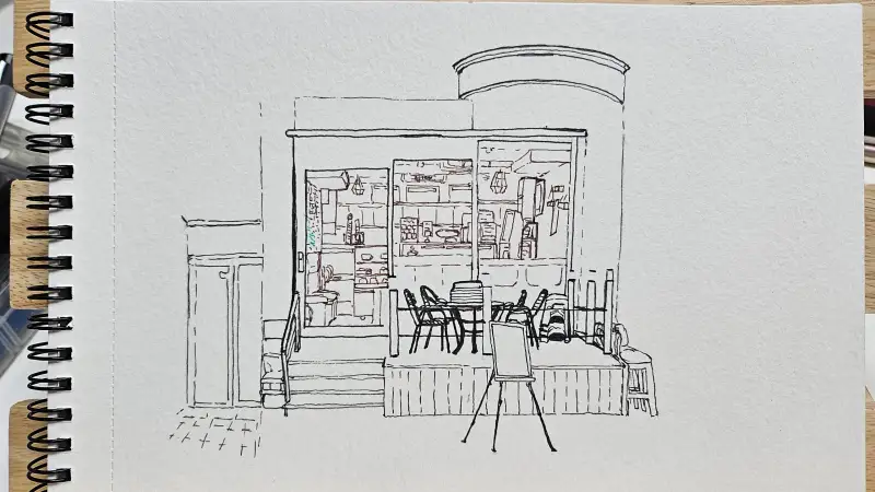 화방넷,드로잉로그,15기,카페