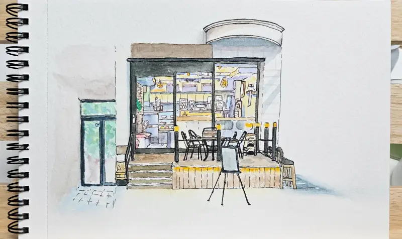 화방넷,드로잉로그,15기,카페