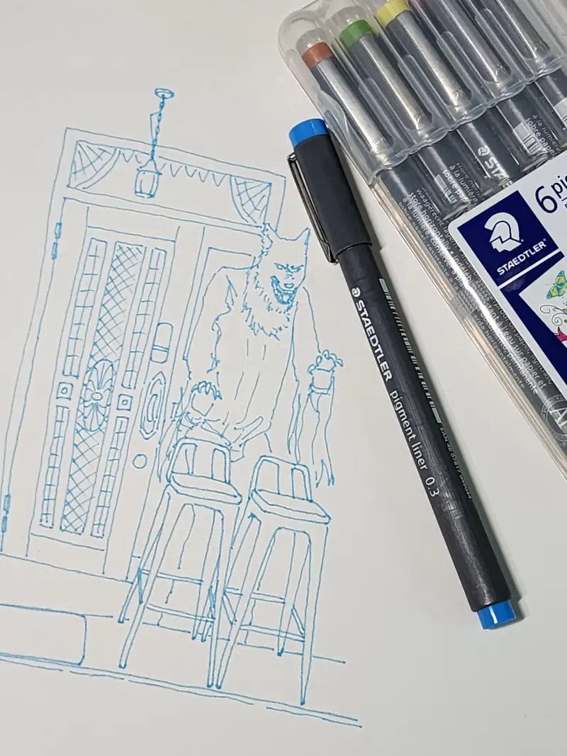 스테들러,피그먼트,라이너