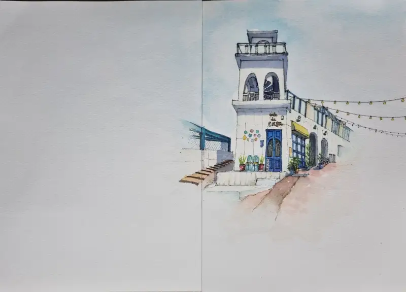 드로잉첼린지,카페