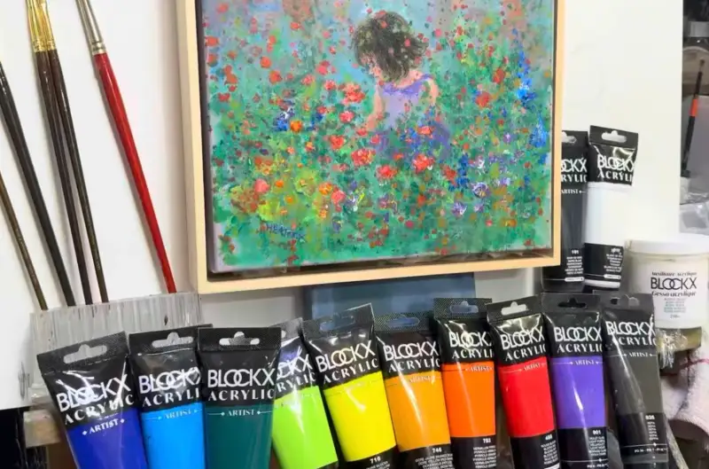 블락스아크릴물감,윈저앤뉴튼모나크붓,윈저앤뉴튼셉터골드,피닉스캔버스프레임세트