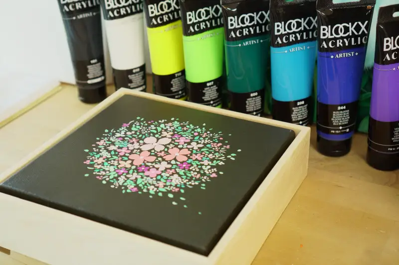 아크릴물감,블락스,피닉스