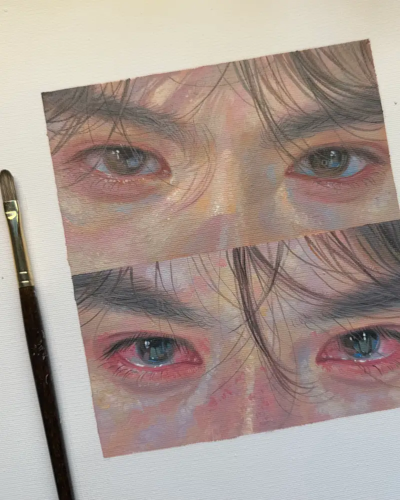 아크릴물감,아크릴,아크릴화,블락스,blockx,윈저앤뉴튼,윈저앤뉴튼필버트,골덴,골덴오픈