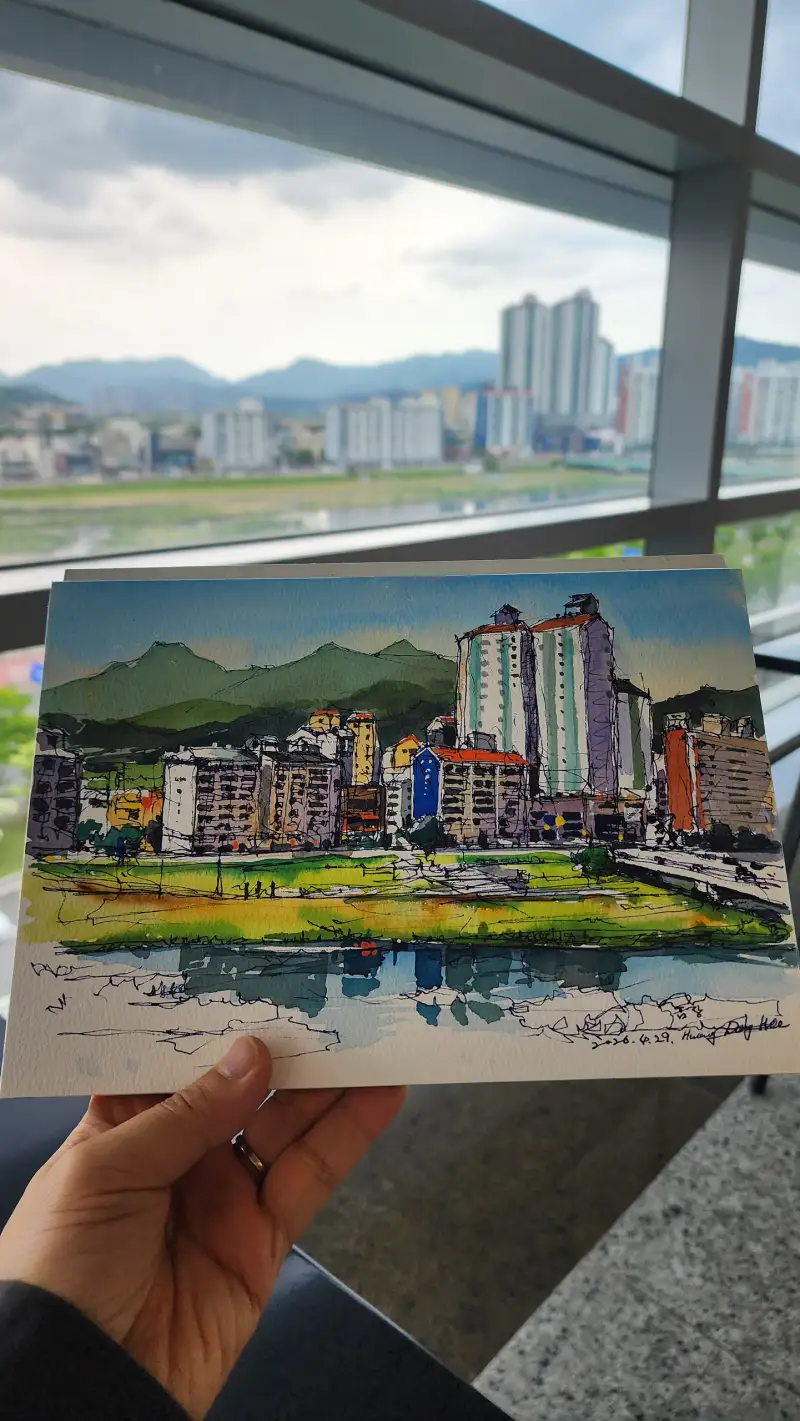 미젤로,리얼코튼아카데미수채화용지