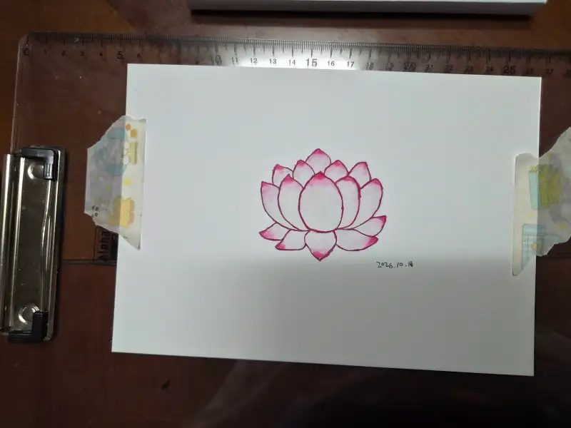 드로잉로그,17기,1주차,꽃