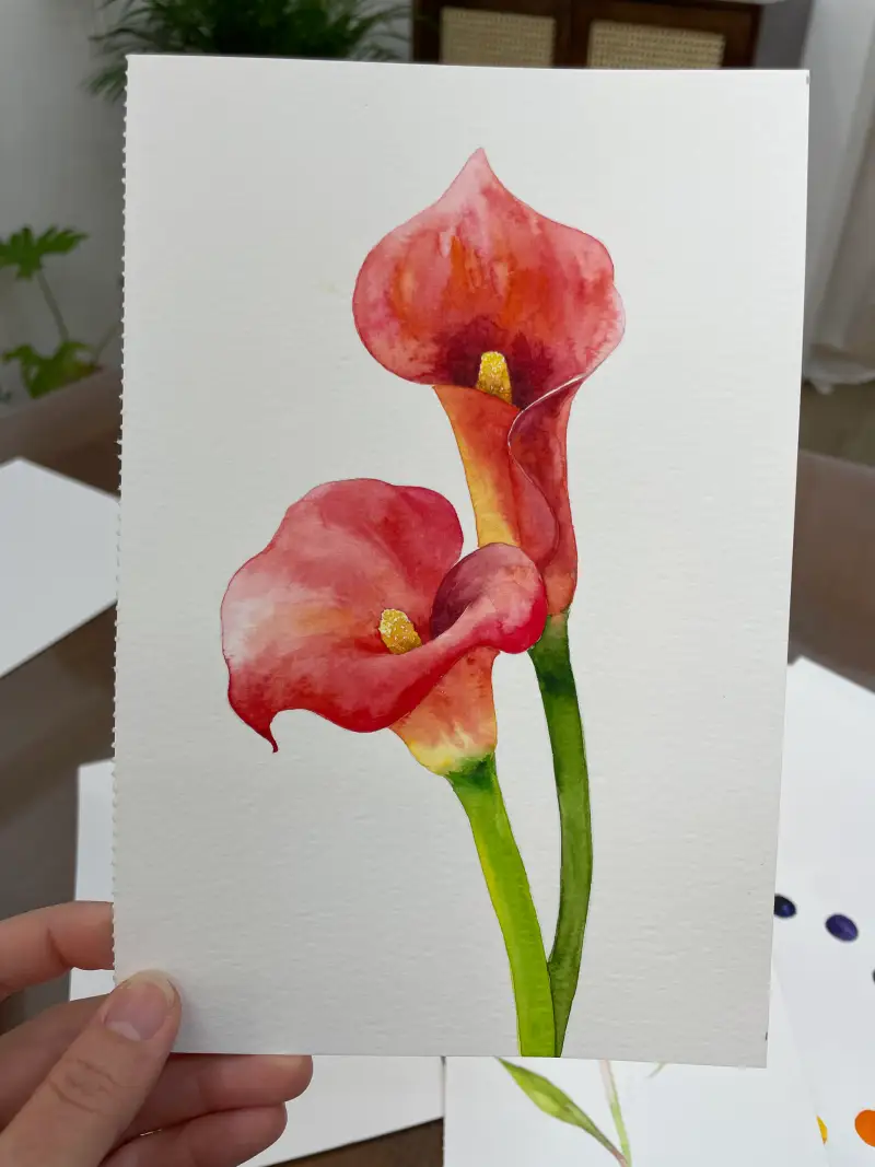 몽발,신한수채화